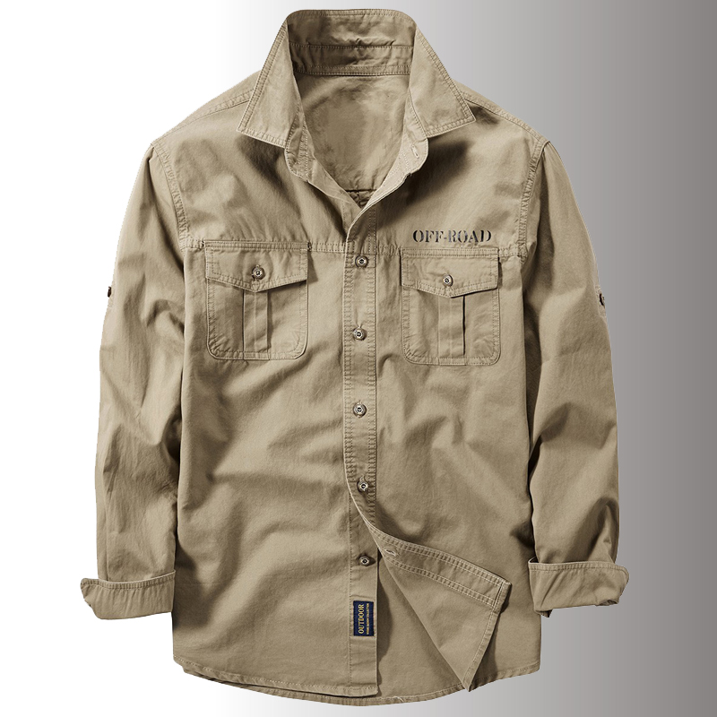 Tactical Military Shirt Cargo - Camicie tattiche militari multitasche primaverili da
