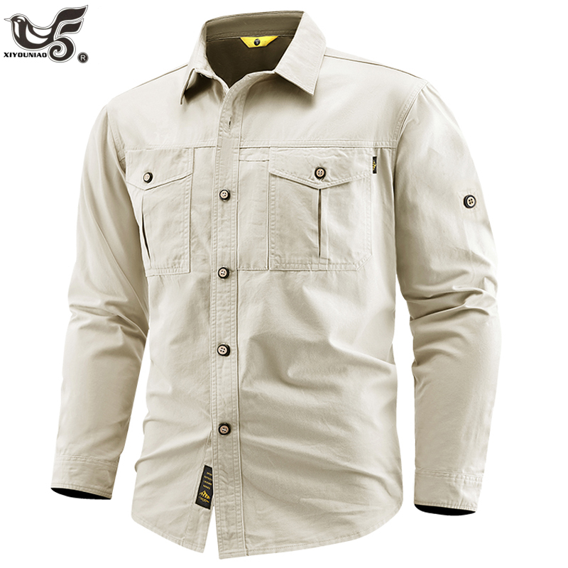 Tactical Military Shirt Cargo - Camicie Militari da Uomo Tattiche a