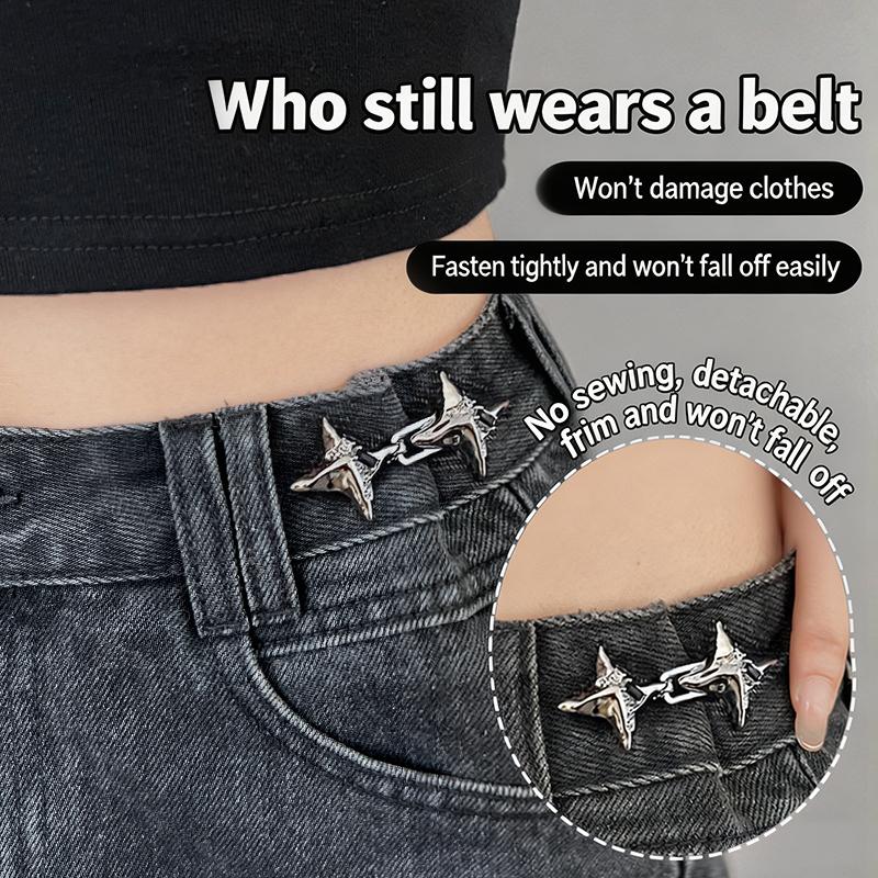 Jeans - Fibbia Regolabile per Jeans, Bottone in