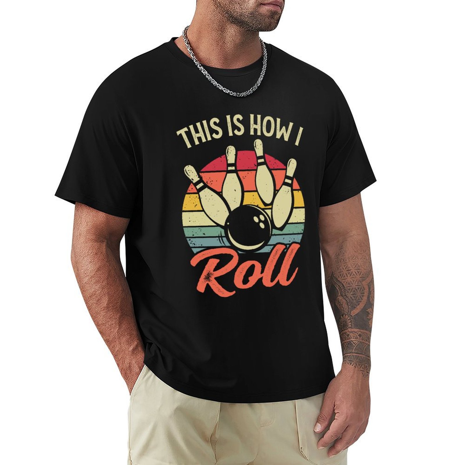 Short Sleeve Bowling Shirt Retro - Ecco come mi distinguo: T-shirt retrò