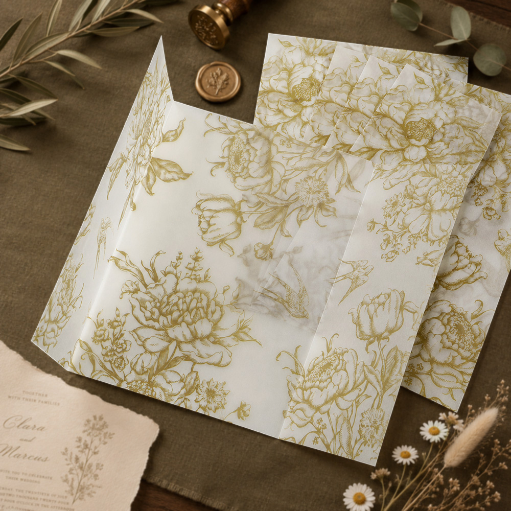 Jackets - 20/50 pezzi di carta velina con