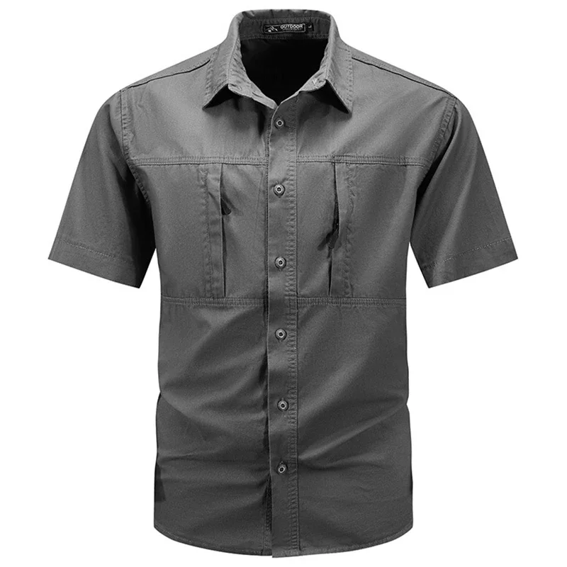 Tactical Military Shirt Cargo - Camicia tattica a maniche corte da