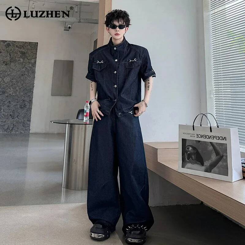 Jeans - LUZHEN Elegante Completo Estivo 2026 in