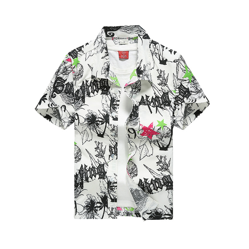 Camicie con colletto casual ha - Vintage Hawaiian Floral Shirt recensione e prezzo