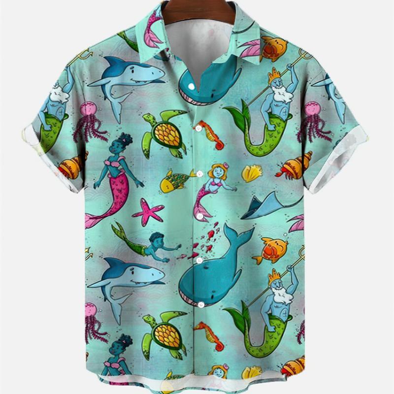 Camicie a maniche corte estive - Vintage Hawaiian Floral Shirt recensione e prezzo