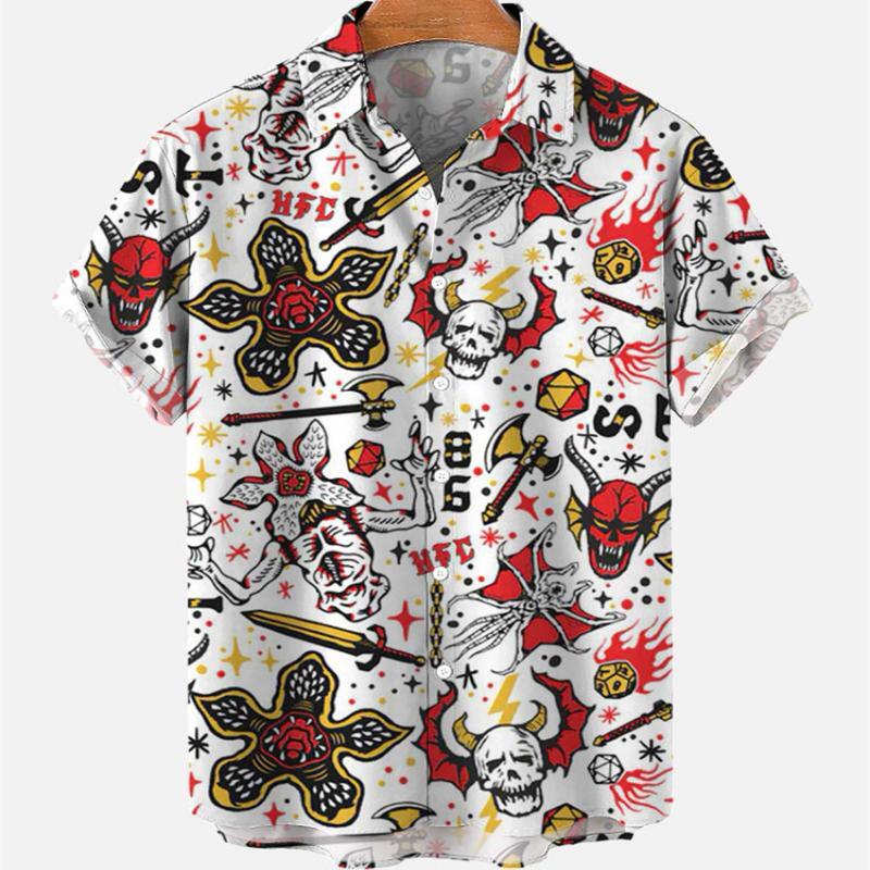 Camicie a maniche corte estive - Vintage Hawaiian Floral Shirt recensione e prezzo