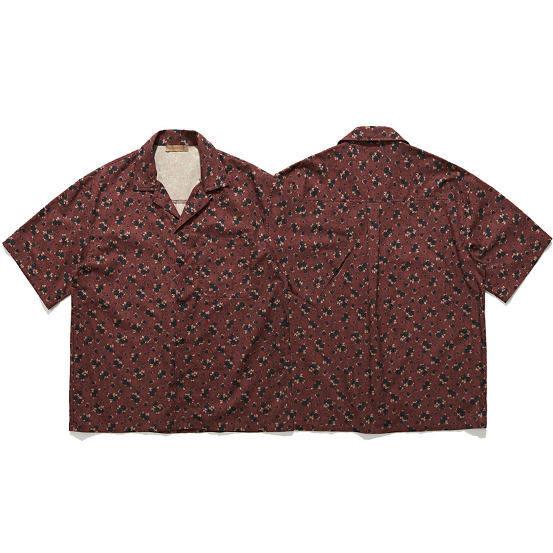 Camicia a maniche corte con co - Vintage Hawaiian Floral Shirt recensione e prezzo