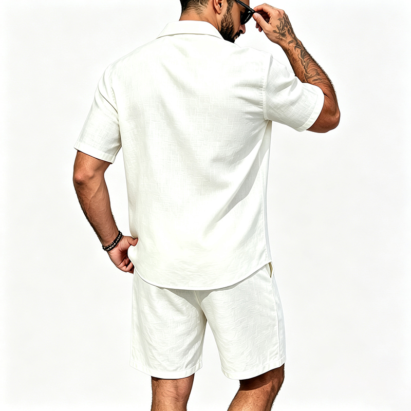 Completo Estivo da Uomo in Lin - Mens Linen Shirt Long Sleeve recensione e prezzo