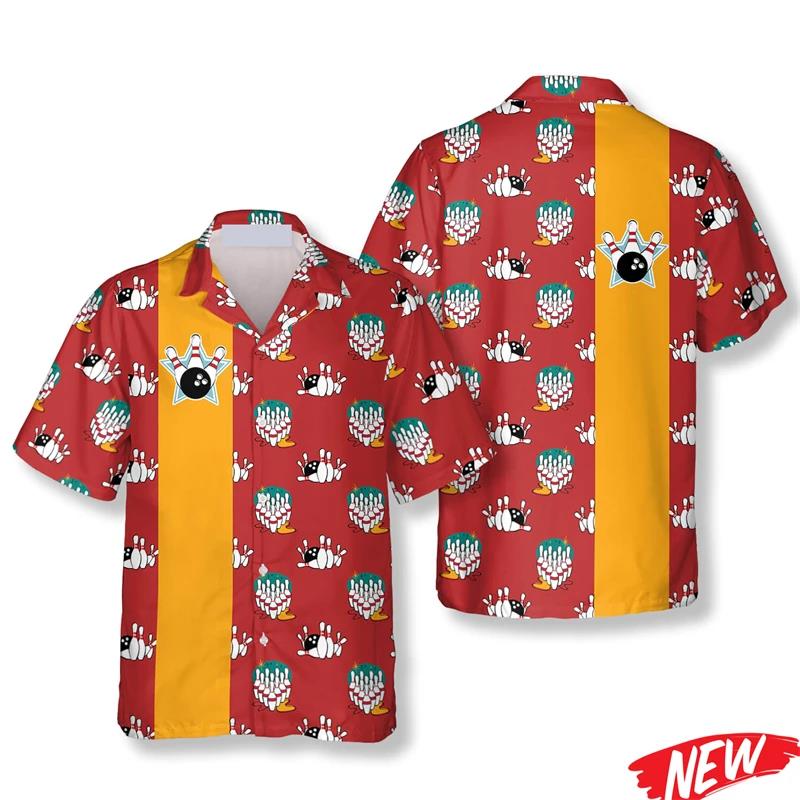 Camicia hawaiana classica con  - Short Sleeve Bowling Shirt Retro recensione e prezzo