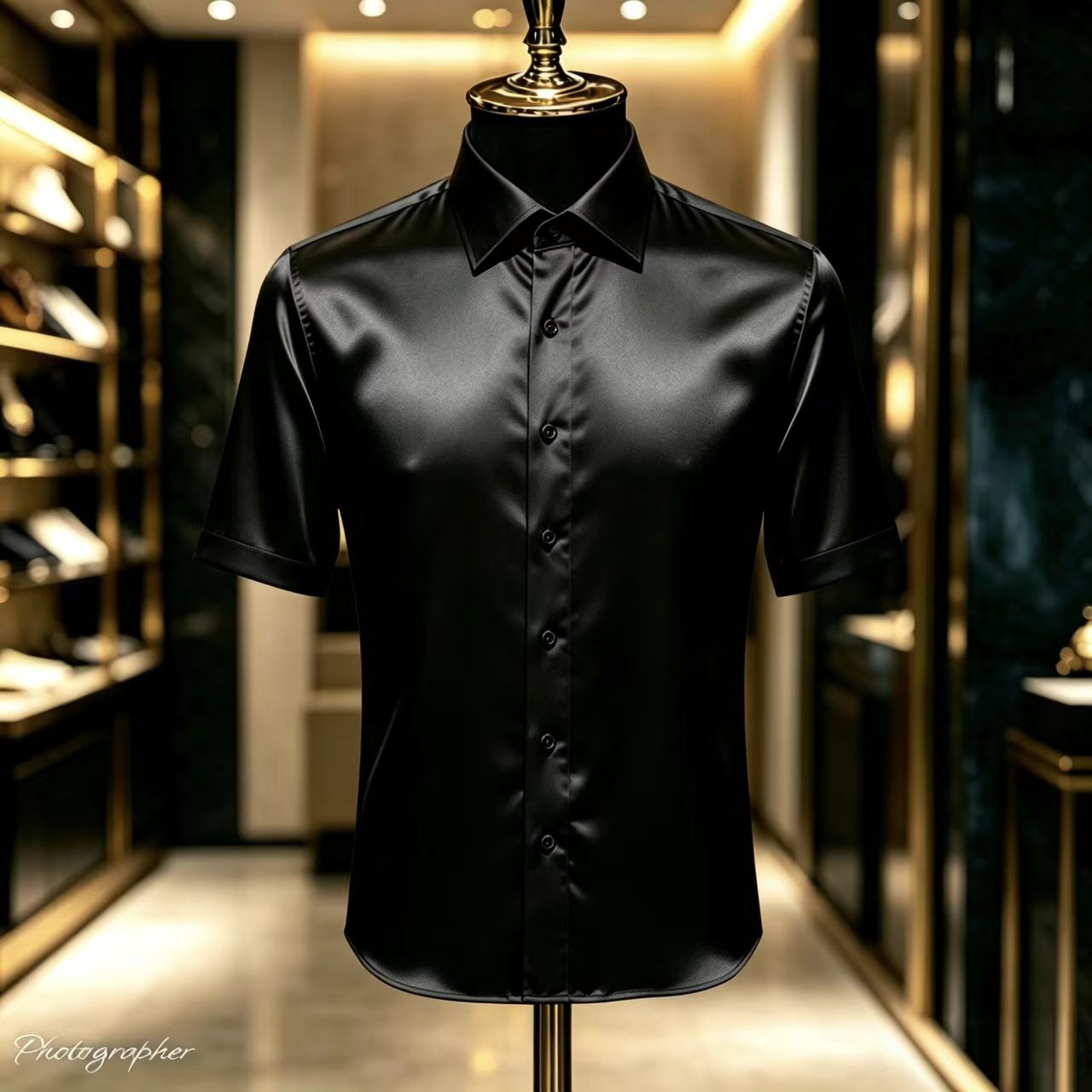 Camicia Elegante da Uomo in Ra - Mens Satin Silk Dress Shirt recensione e prezzo