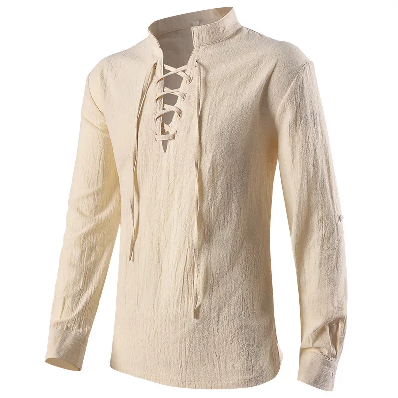 Camicie medievali Gotico Steam - Medieval Gothic Lace Up Pirate Shirt recensione e prezzo