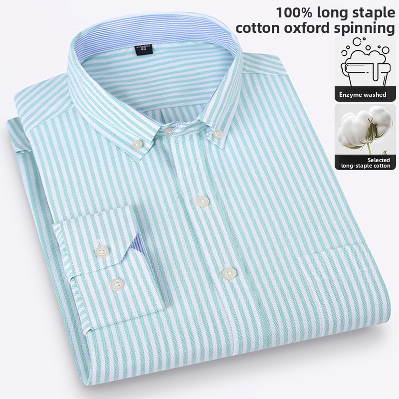Camicia da uomo in puro cotone - Oxford Cotton Casual Shirt Business recensione e prezzo
