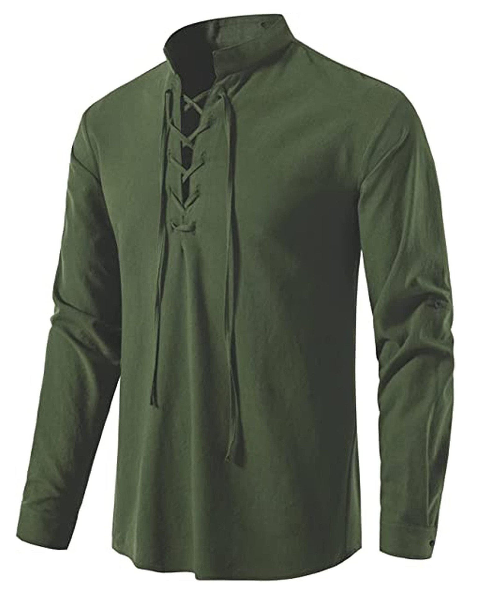 Camicia da uomo in cotone e li - Mens Linen Shirt Long Sleeve recensione e prezzo