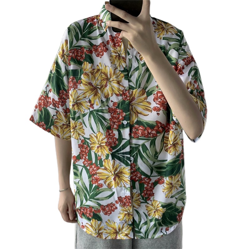 Casual hawaiano retrò stampa f - Vintage Hawaiian Floral Shirt recensione e prezzo