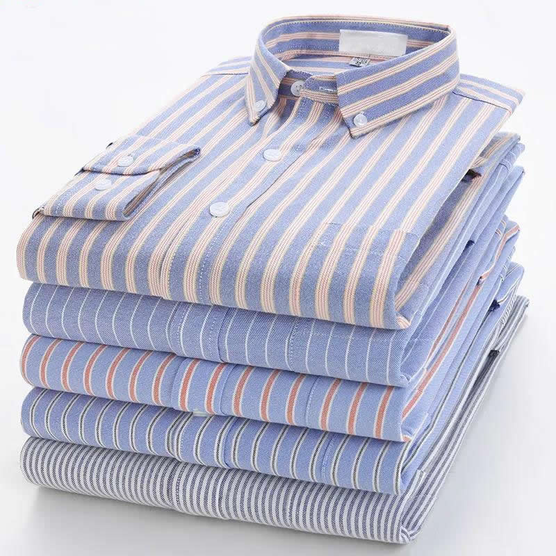 Camicia da uomo Oxford manica  - Oxford Cotton Casual Shirt Business recensione e prezzo