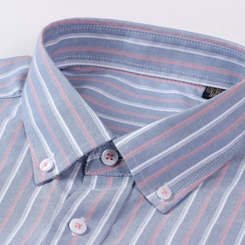 Camicia da uomo a maniche lung - Oxford Cotton Casual Shirt Business recensione e prezzo