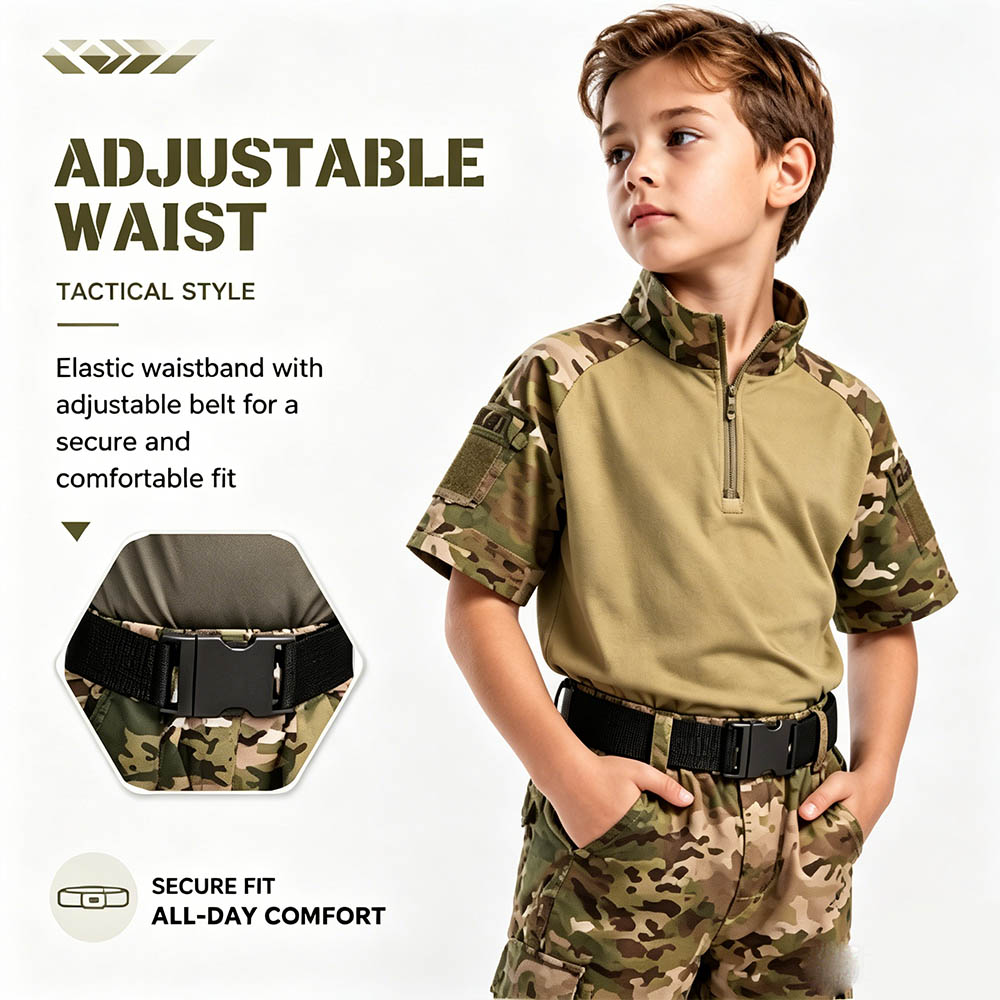 Tuta mimetica tattica per bamb - Tactical Military Shirt Cargo recensione e prezzo