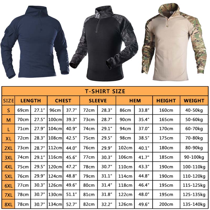 Camicie da combattimento Camo  - Tactical Military Shirt Cargo recensione e prezzo