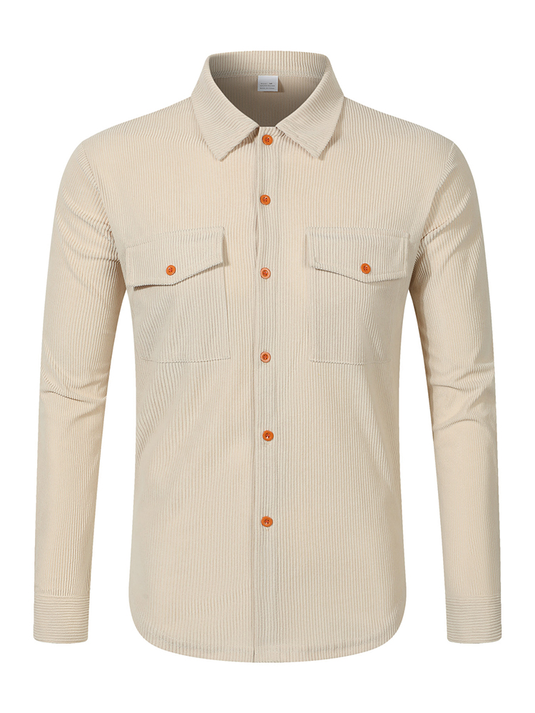 Giacca da camicia in velluto a - Corduroy Button Up Shirt Men recensione e prezzo