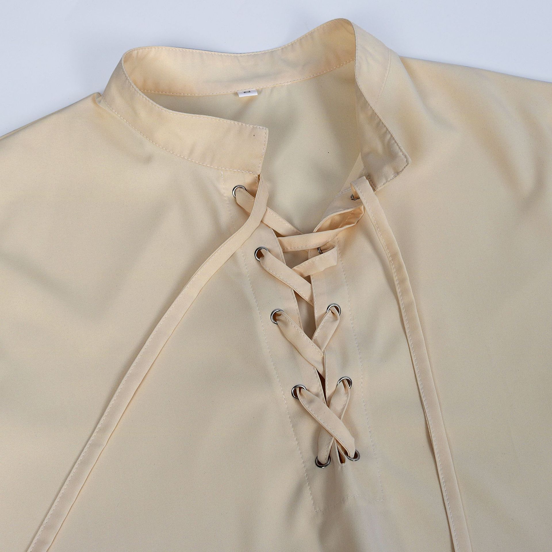 Camicia Medievale Rinascimenta - Medieval Gothic Lace Up Pirate Shirt recensione e prezzo