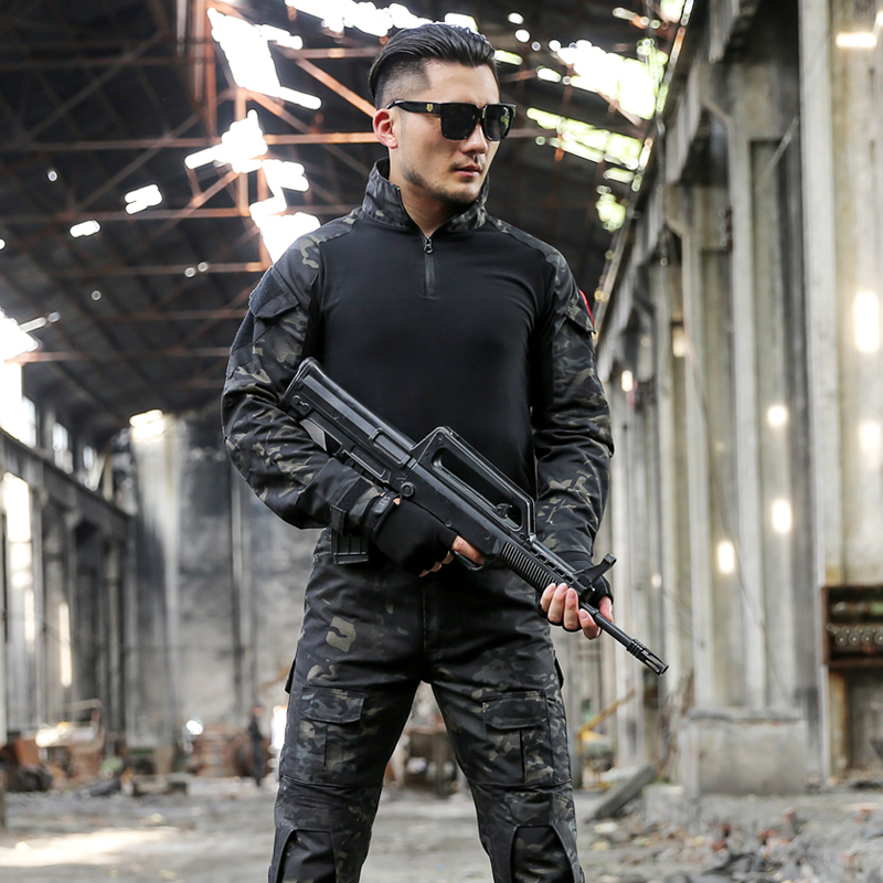 Tute tattiche da esterno Set d - Tactical Military Shirt Cargo recensione e prezzo