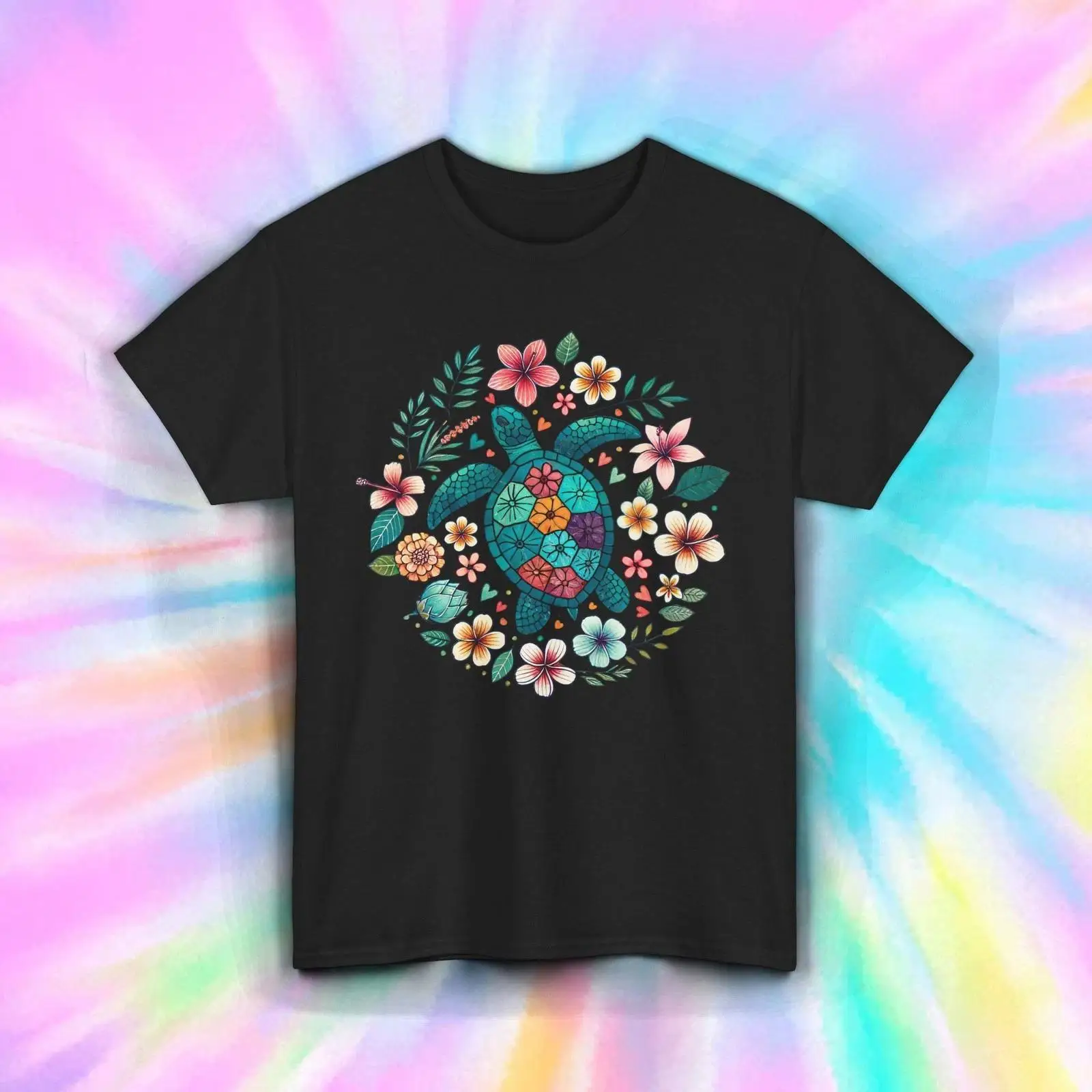 T-shirt Floreale con Tartaruga - Vintage Hawaiian Floral Shirt recensione e prezzo