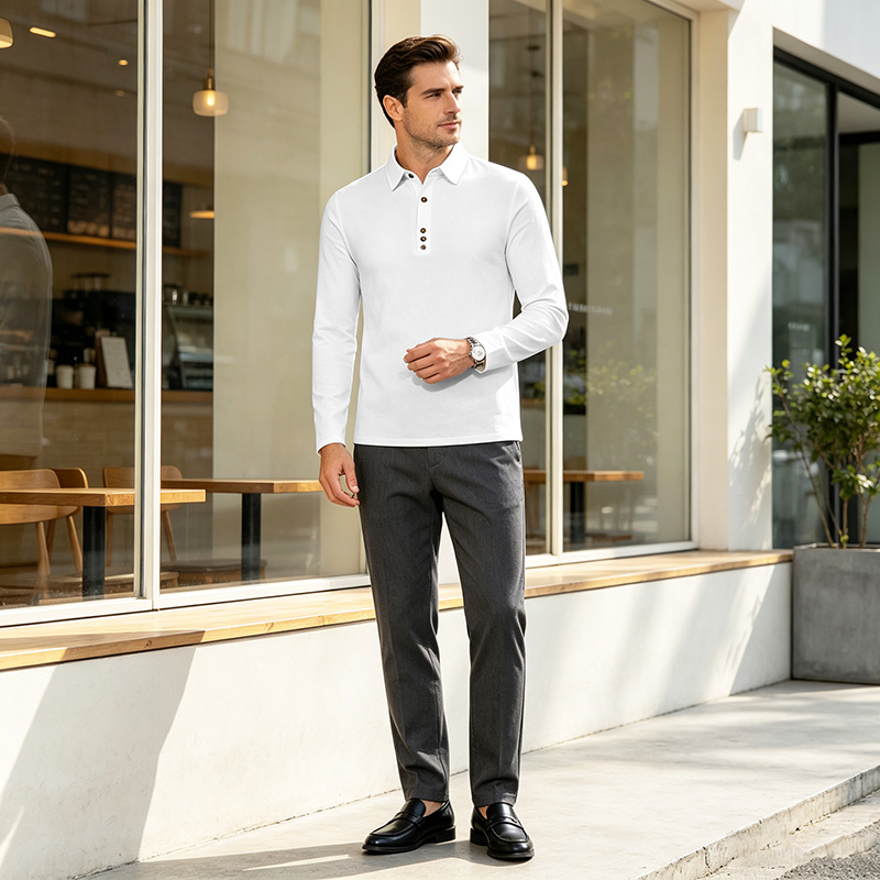 Camicia da Uomo in Cotone e Li - Mens Linen Shirt Long Sleeve recensione e prezzo