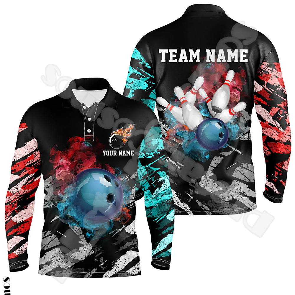 Nome personalizzato Strike Bow - Short Sleeve Bowling Shirt Retro recensione e prezzo