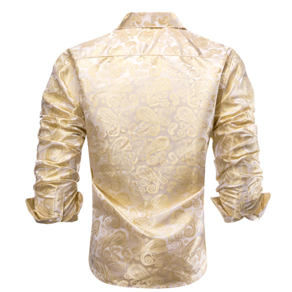 Camicie da uomo in seta Champa - Mens Satin Silk Dress Shirt recensione e prezzo