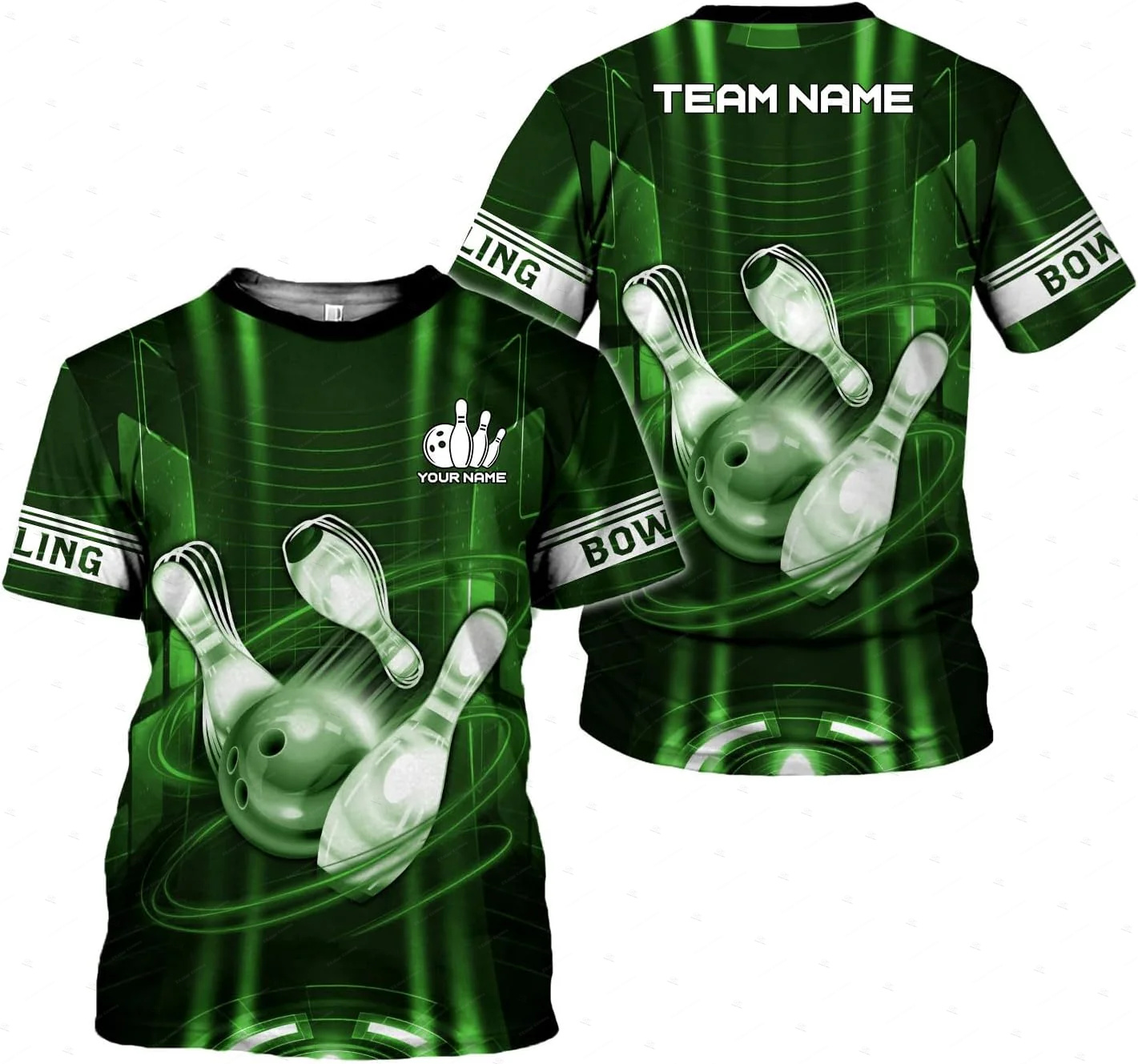 Nome personalizzato Gradiente  - Short Sleeve Bowling Shirt Retro recensione e prezzo
